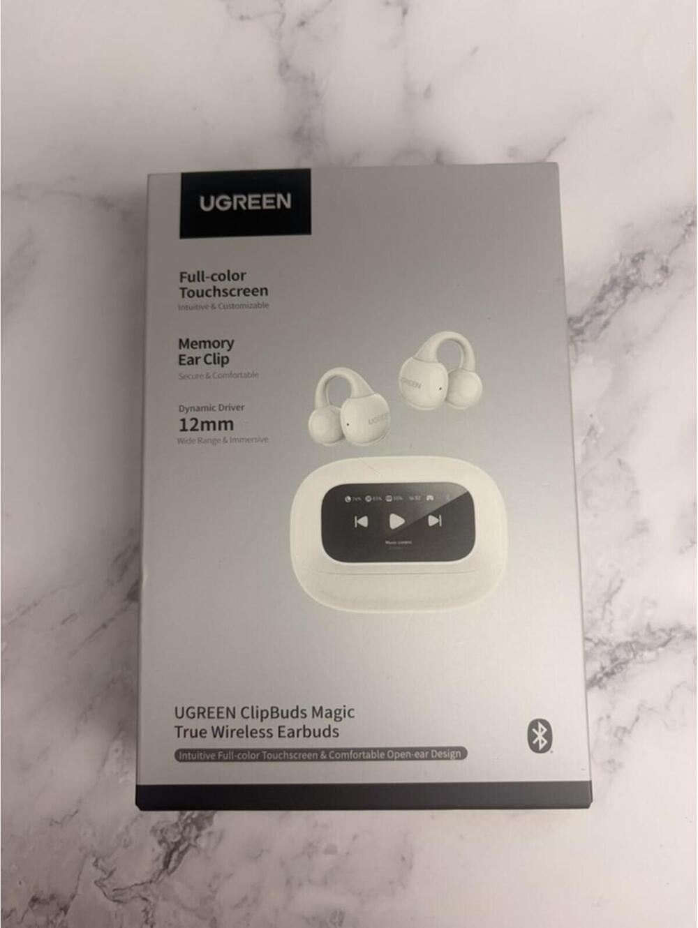 UGREEN‎ ClipBuds Magic True Wireless Earbuds Touchscreen Case Bluetooth 5.4 NEW